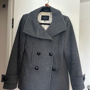 Chic Babaton Double-Breasted Wool Peacoat – Timeless, Warm & Elegant